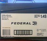 Federal 5.56x45mm, 380 rounds w/ can.